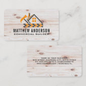 Carte De Visite Logo de réparation de maison de construction | Boi (Devant / Derrière)