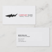 Carte De Visite Logo de requin (Devant / Derrière)