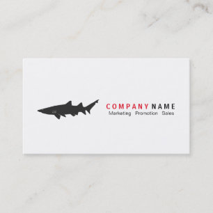 Carte De Visite Logo de requin