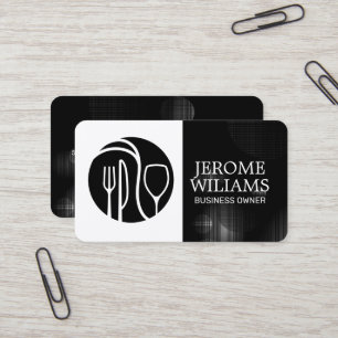 Carte De Visite Logo de restaurant Bar à cocktails
