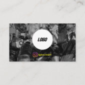 Carte De Visite Logo de retrait de déchets commerciaux (Dos)