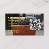 Carte De Visite Logo de retrait de déchets de conception professio (Devant)