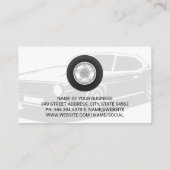 Carte De Visite Logo de roues auto | Marques de pneus (Dos)