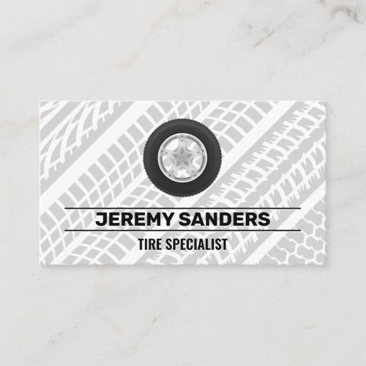 Carte De Visite Logo de roues auto | Marques de pneus (Devant)