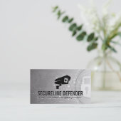 Carte De Visite Logo de sécurité | Cyber Tech Lock Arrière - plan (Debout devant)