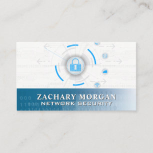 Carte De Visite Logo de sécurité de la base de données réseau