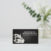 Carte De Visite Logo de semi-camion | Camionnage (Debout devant)