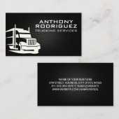 Carte De Visite Logo de semi-camion | Camionnage (Devant / Derrière)