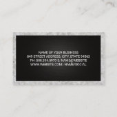 Carte De Visite Logo de semi-camion | Camionnage | Bordure en béto (Dos)