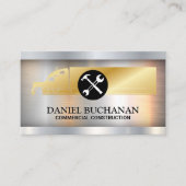 Carte De Visite Logo de semi-camion | Outils de construction (Devant)