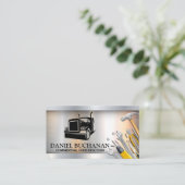 Carte De Visite Logo de semi-camion | Outils matériels (Debout devant)