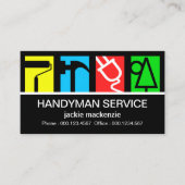Carte De Visite Logo de service de constructeurs époustouflants (Devant)
