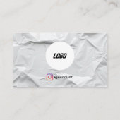 Carte De Visite Logo de service de déblaiement de déchets (Dos)
