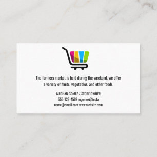 Carte De Visite Logo de service de livraison de nourriture cuisiné