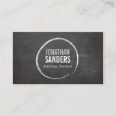 CARTE DE VISITE LOGO DE SKETCH DU FORMATEUR PERSONNEL (Devant)