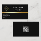 Carte De Visite Logo de société modifiable (Devant / Derrière)