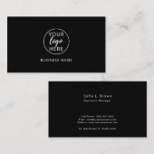 Carte De Visite Logo de société professionnelle (Devant / Derrière)