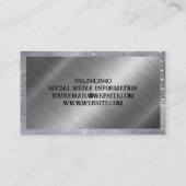 Carte De Visite Logo de soudure | Métal | Rivets (Dos)