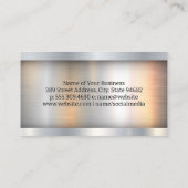 Carte De Visite Logo de soudure métallique (Dos)