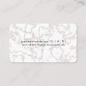 Carte De Visite Logo de Spa de Massage (Dos)