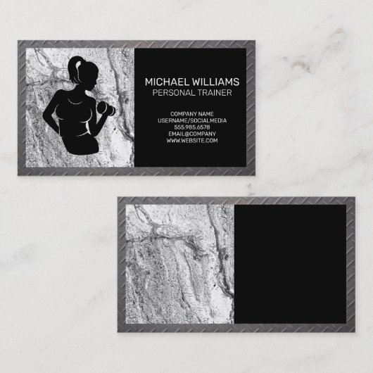 Carte De Visite Logo de sport (Devant / Derrière)