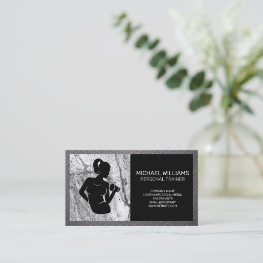 Carte De Visite Logo de sport (Debout devant)