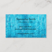 Carte De Visite Logo de stylo de l'agent notaire Écrivain de calli (Dos)