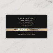 Carte De Visite Logo de stylo professionnel moderne (Dos)