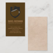 Carte De Visite Logo de tasse de café (Devant / Derrière)