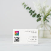 Carte De Visite Logo de téléchargement du Modèle professionnel Sca (Debout devant)