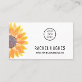 Carte De Visite Logo de tournesol (Devant)