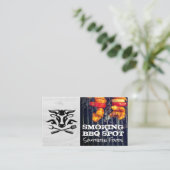 Carte De Visite Logo de vache barbecue | Barbecue (Debout devant)