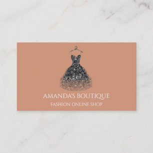 Carte De Visite Logo de vêtements Boutique en ligne Boutique en l
