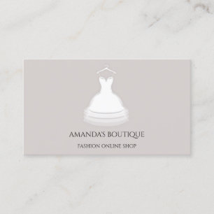 Carte De Visite Logo de vêtements Boutique en ligne Boutique en l