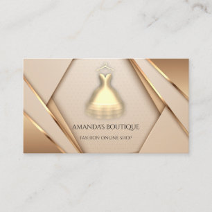 Carte De Visite Logo de vêtements Boutique en ligne Boutique encad