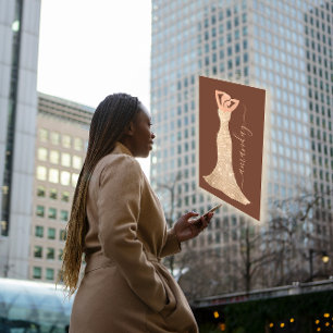 Carte De Visite Logo de vêtements du créateur de mode QR Rose Shop