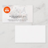 Carte De Visite Logo de vision optométrique | Lunettes de prescrip (Devant / Derrière)