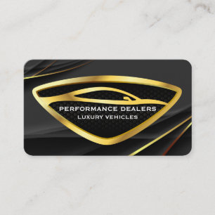 Carte De Visite Logo de voiture de sport Industrie des services