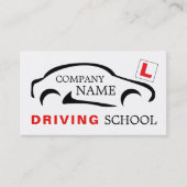 Carte De Visite Logo de voiture, Ecole de Conduite / Nomination d' (Devant)
