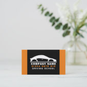 Carte De Visite Logo de voiture, Ecole de Conduite / Nomination d' (Debout devant)