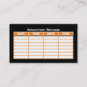 Carte De Visite Logo de voiture, Ecole de Conduite / Nomination d' (Dos)