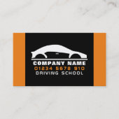 Carte De Visite Logo de voiture, Ecole de Conduite / Nomination d' (Devant)