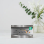 Carte De Visite Logo de voiture | Logo de clé | Couleur (Debout devant)