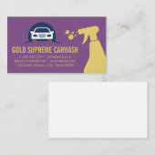 Carte De Visite Logo de voiture | Nettoyage par pulvérisation (Devant / Derrière)
