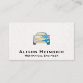 Carte De Visite Logo de voiture peint (Devant)