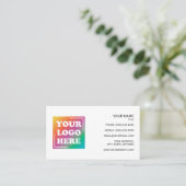 Carte De Visite Logo de votre entreprise (Debout devant)