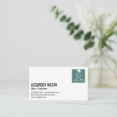 Carte De Visite Logo de yoga (Debout devant)