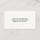 Carte De Visite Logo Dent | Illustrations Dentaires (Dos)