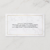 Carte De Visite Logo dentaire | dent (Dos)