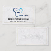 Carte De Visite Logo dentaire | dent (Devant / Derrière)